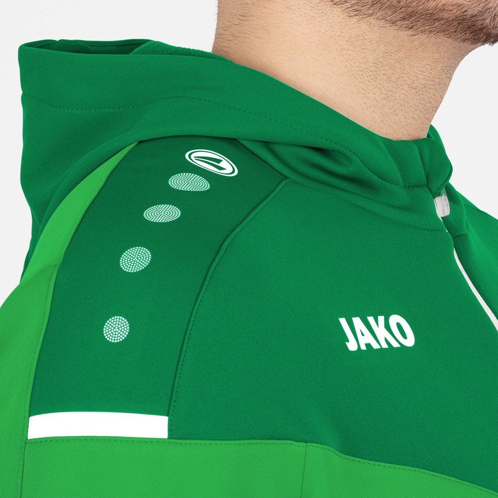 Jako Champ 2.0 Kapuzenjacke grün  