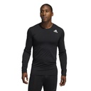 adidas Techfit Compression Langarmshirt schwarz