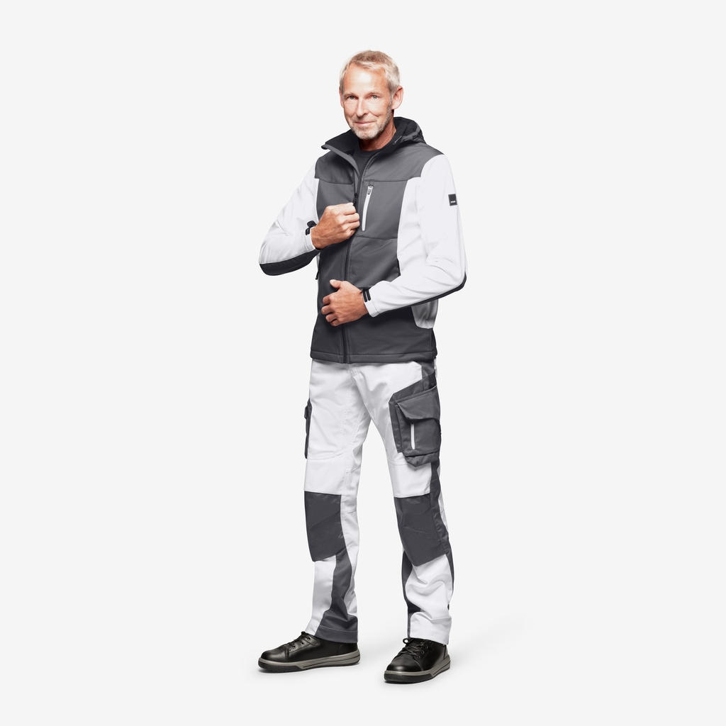 FHB Jannik Softshelljacke weiß Herren