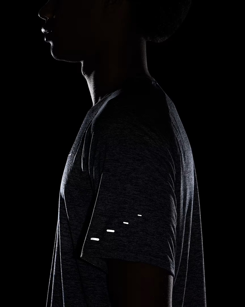 Nike Stride Dri-Fit ADV Laufshirt grau  