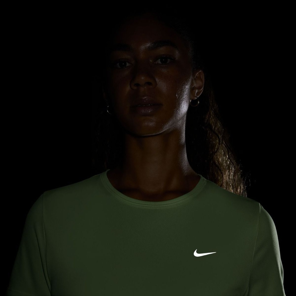 Nike One Tempo Dri-Fit Laufshirt gelb Damen  
