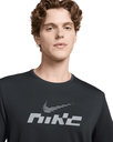 Nike Dri-Fit Miler Flash Laufshirt grau   