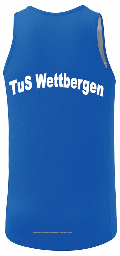 Erima TuS Wettbergen Racing Singlet Laufshirt blau Herren 