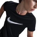 Nike One Swoosh Dri-Fit Laufshirt schwarz Damen