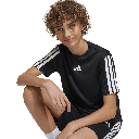 adidas Train Essentials 3-Streifen T-Shirt schwarz Kinder
