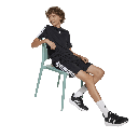 adidas Train Essentials 3-Streifen T-Shirt schwarz Kinder