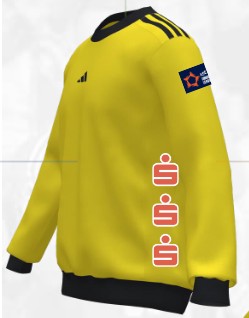 Recken Europapokal Heimtrikot Torwart 25/26 gelb  