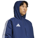 adidas Tiro 26 Stadium Parka blau