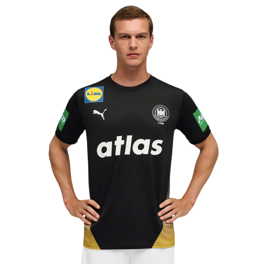 Puma Deutscher Handballbund Auswärtstrikot schwarz