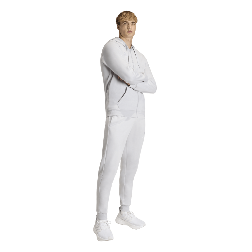 adidas Entrada 26 Fleece Kapuzenjacke grau 