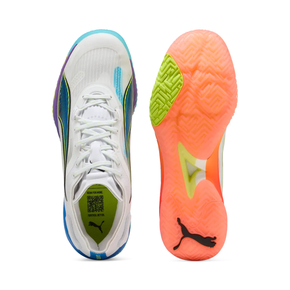Puma Accelerate NITRO™ SQD 4 Game On Handballschuhe weiß  