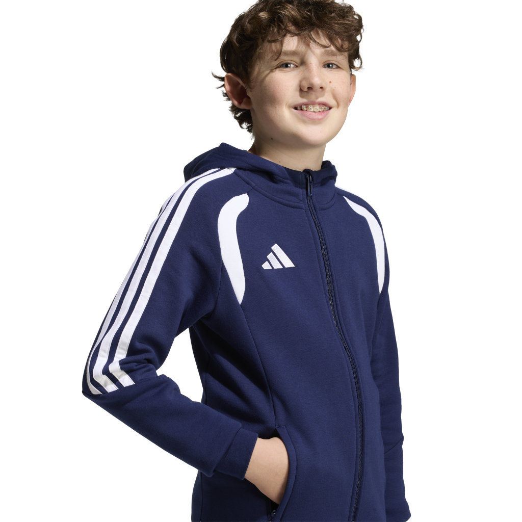 adidas Tiro 26 League Kapuzenjacke blau Kinder 