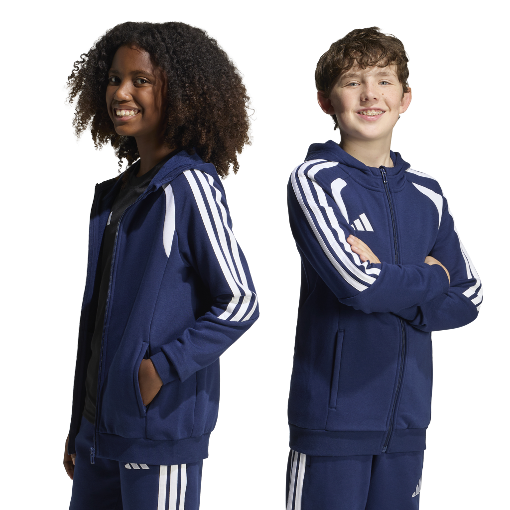 adidas Tiro 26 League Kapuzenjacke blau Kinder 