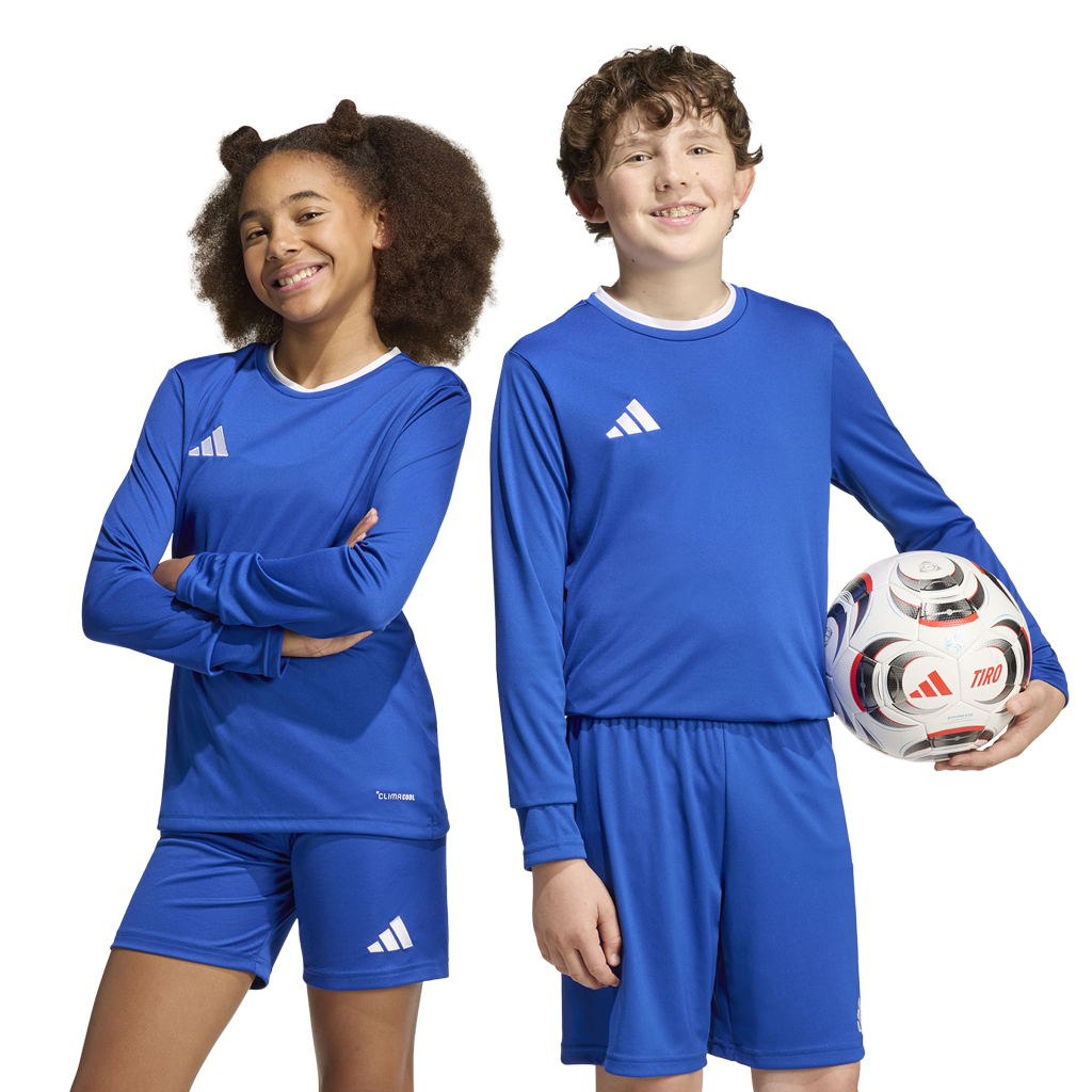 adidas Entrada 26 Trikot Langarm blau Kinder