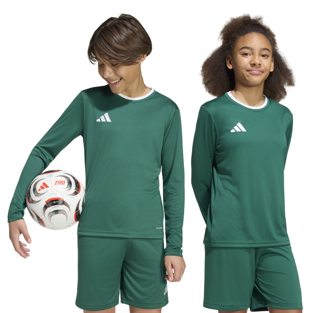 adidas Entrada 26 Trikot Langarm grün Kinder