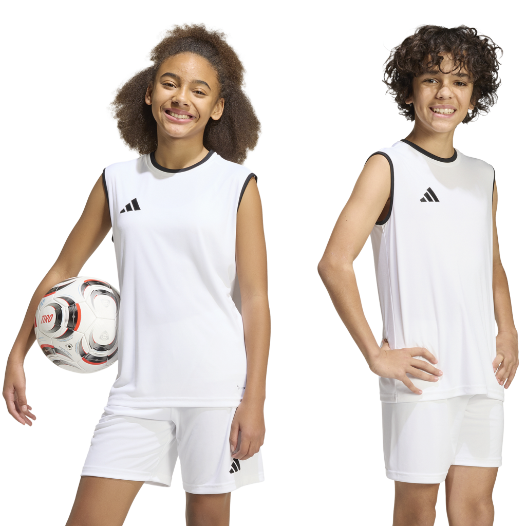 adidas Entrada 26 Trikot Ärmellos weiß Kinder