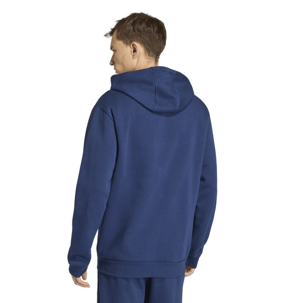 adidas Entrada 26 Fleece Kapuzenjacke blau 