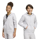 adidas Entrada 26 Fleece Kapuzenjacke grau Kinder