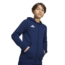 adidas Entrada 26 Fleece Kapuzenjacke blau Kinder