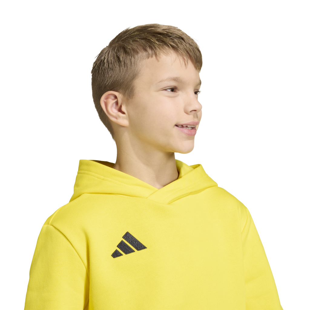  adidas Entrada 26 Kapuzenpullover gelb Kinder
