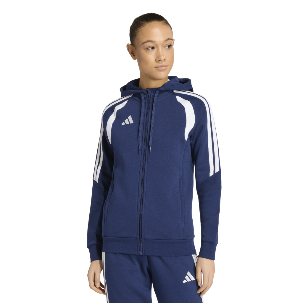 adidas Tiro 26 League Kapuzenjacke blau Damen