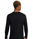 Nike Miler Dri-FIT UV Langarm-Laufshirt schwarz 