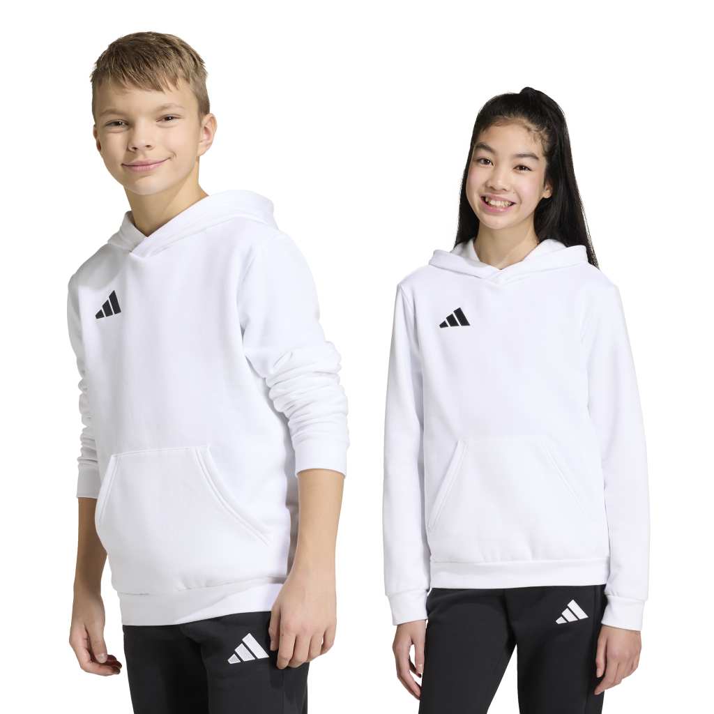  adidas Entrada 26 Kapuzenpullover weiß Kinder