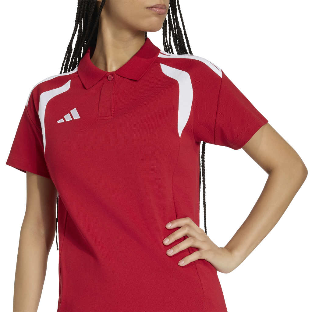 adidas Tiro 26 League Poloshirt rot Damen 