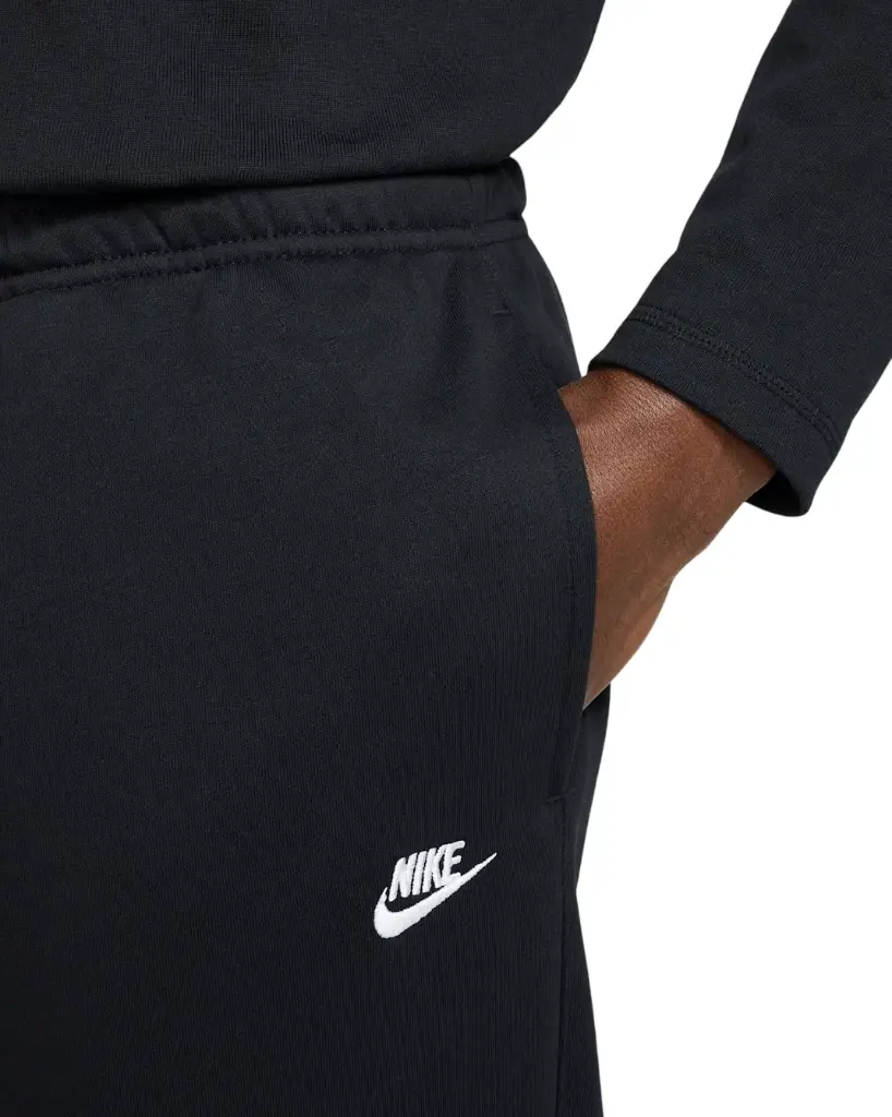 Nike Club French-Terry-Hose schwarz