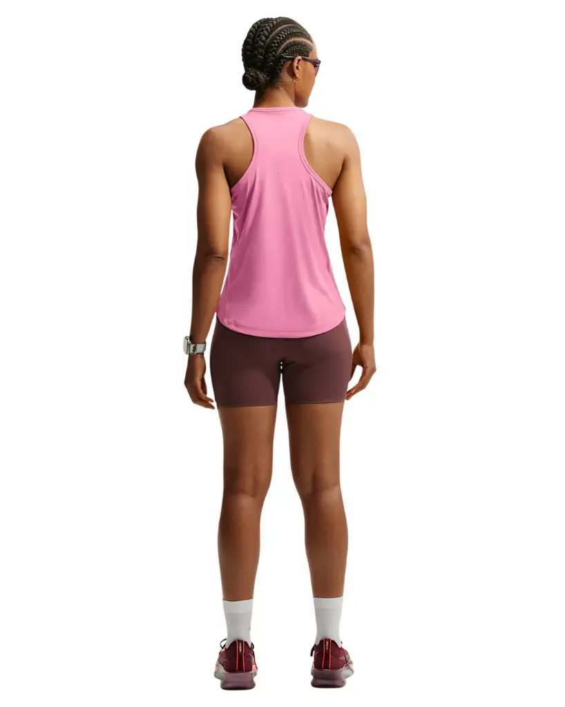 Da.-T-Shirt W NK TEMPO DF TANK, PEONY/RE