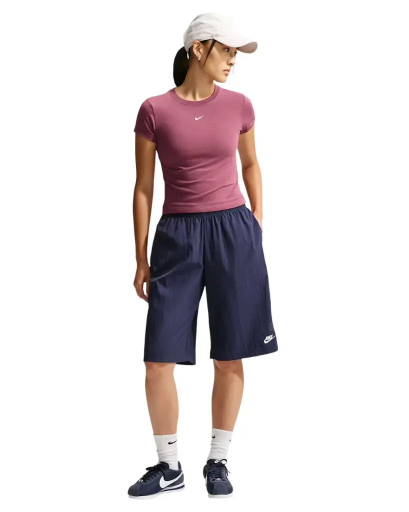 Nike Sportswear Chill Knit T-Shirt pink Damen