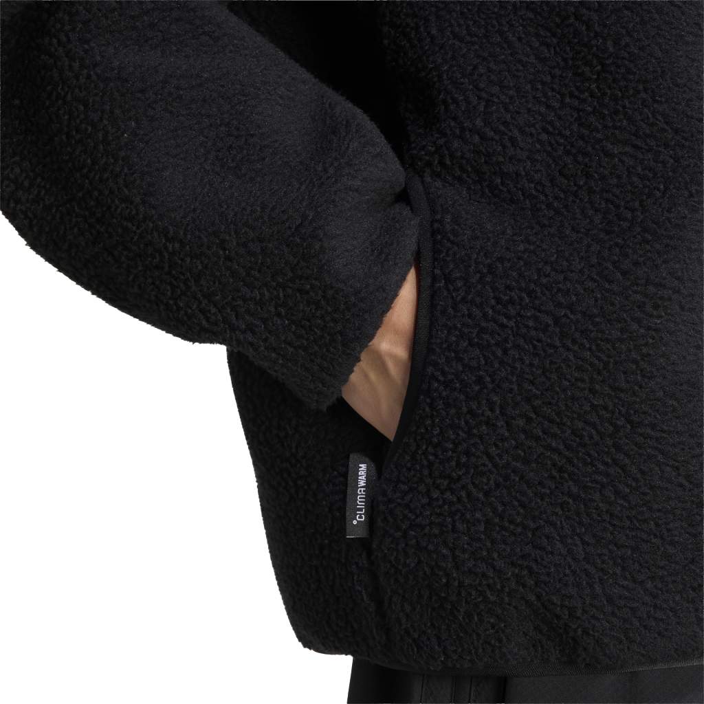 adidas Recken Roots Fleecejacke schwarz
