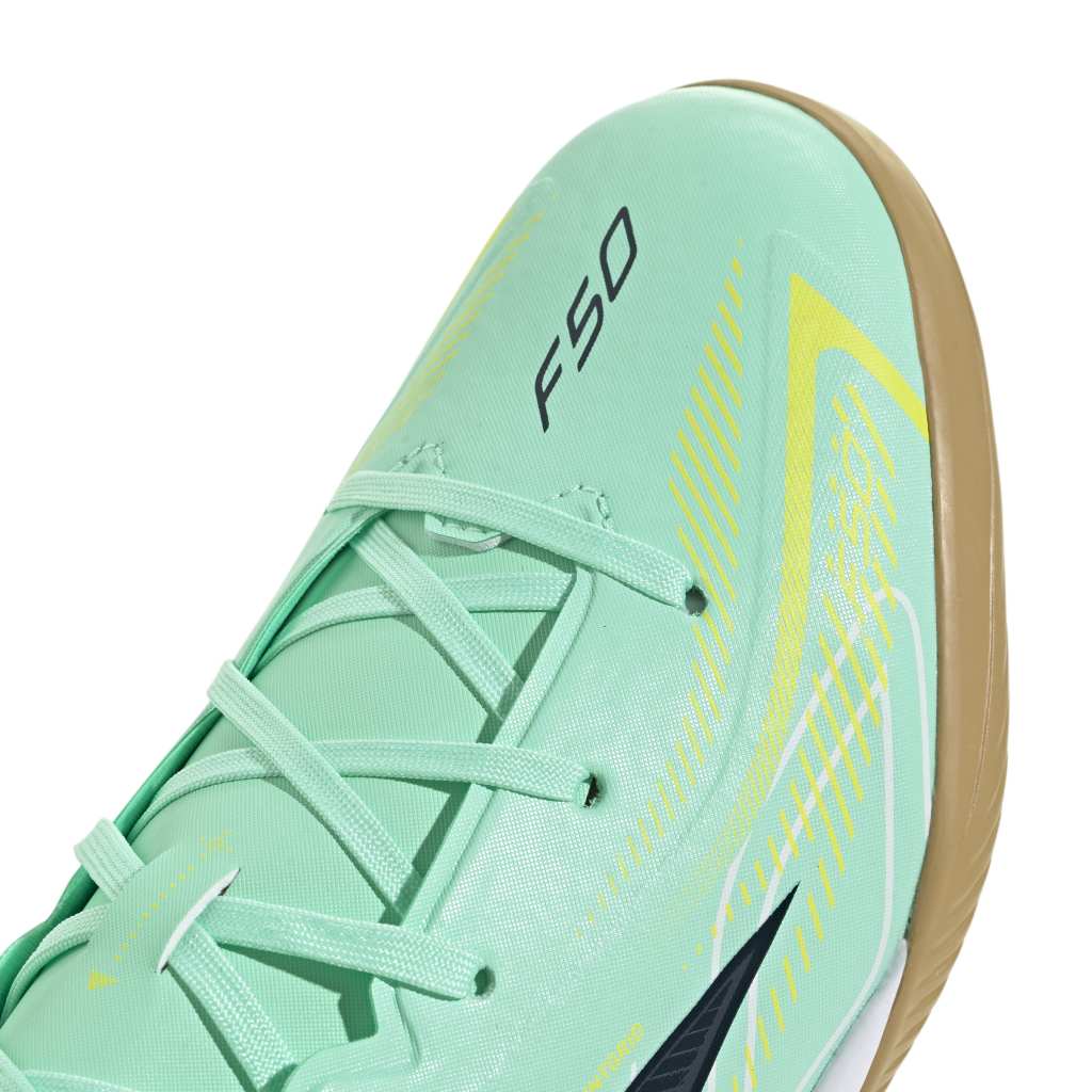 adidas F50 Hyperfast League IN Fußballschuhe grün Kinder