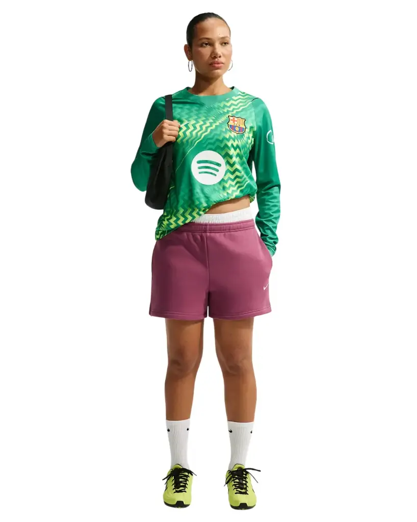Nike Studio Fleece Short pink Damen 