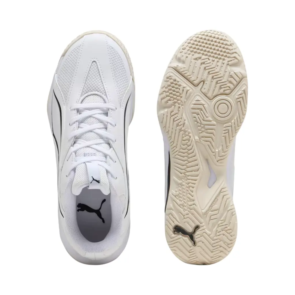 Puma Accelerate Jr 5 Handballschuhe weiß Kinder