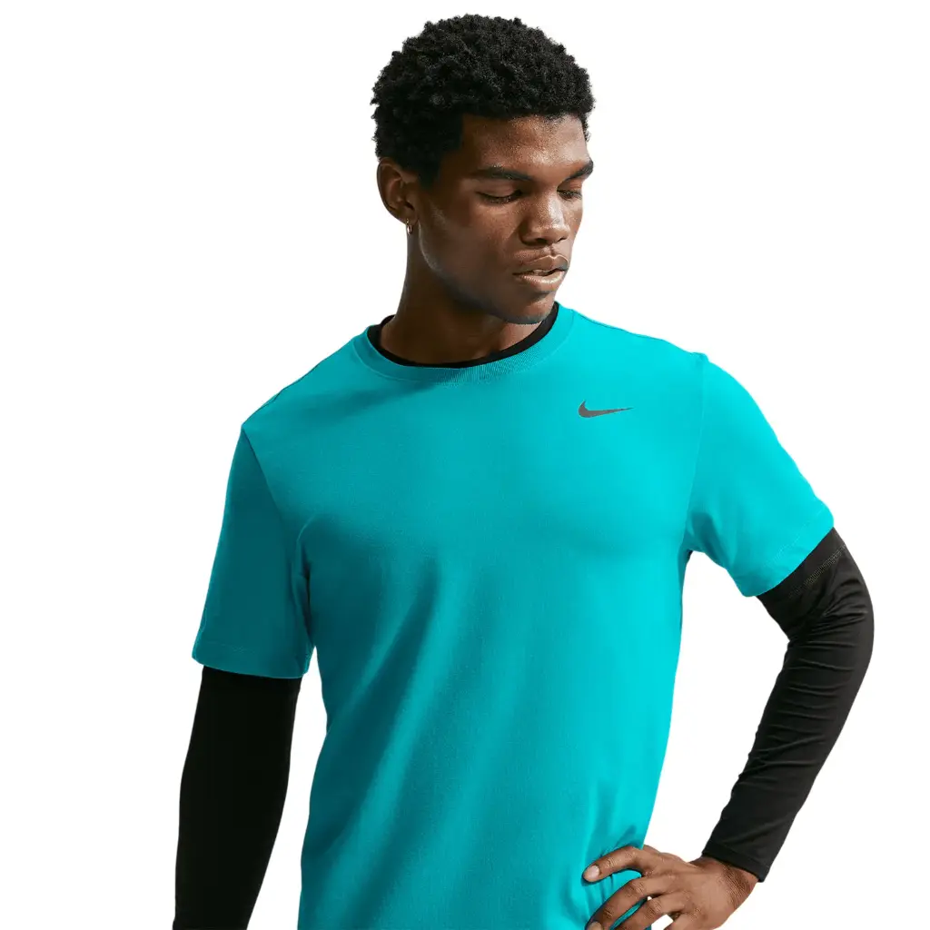 Nike Dri-FIT Fitness T-Shirt blau