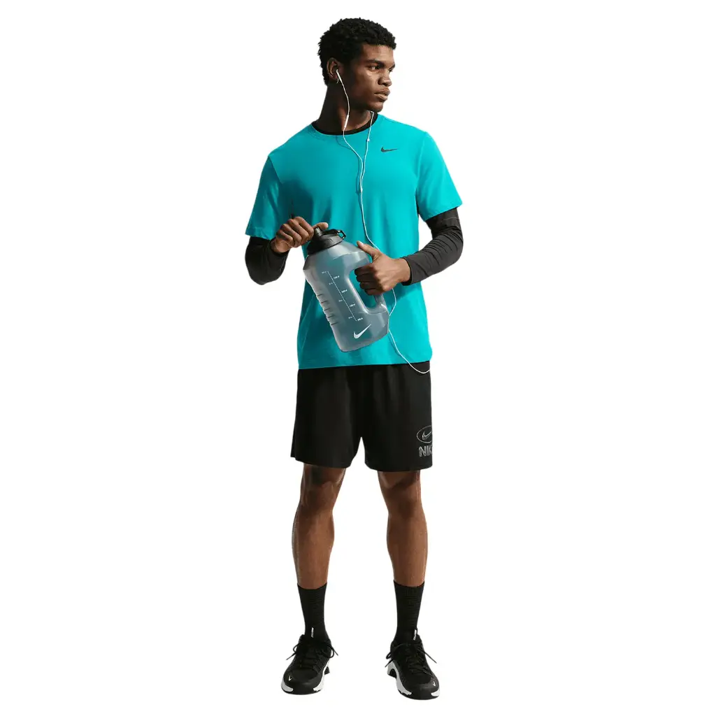 Nike Dri-FIT Fitness T-Shirt blau