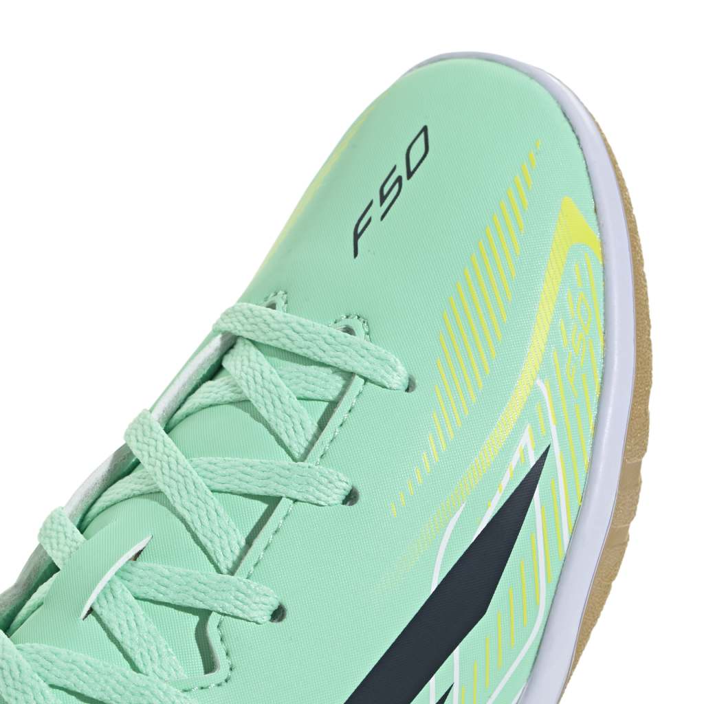 adidas F50 Hypefast Club IN Fußballschuhe grün Kinder