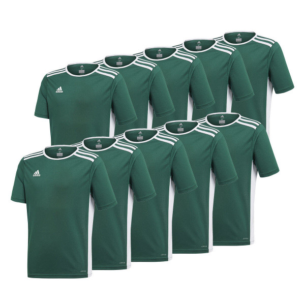 adidas 10er Trikotsatz Entrada 18 grün Kinder
