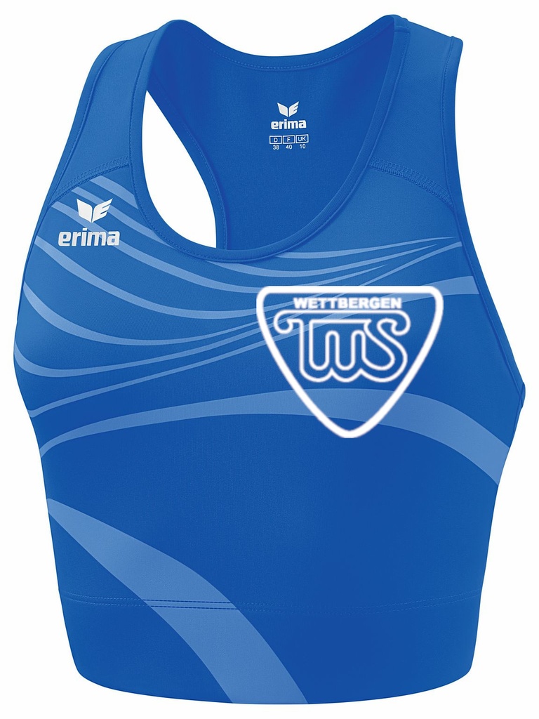 Erima TuS Wettbergen Sport BH blau Damen