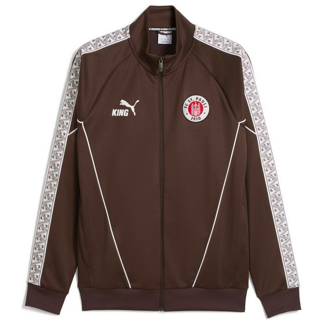 Puma FC St. Pauli KING Anthem Trainingsjacke braun  