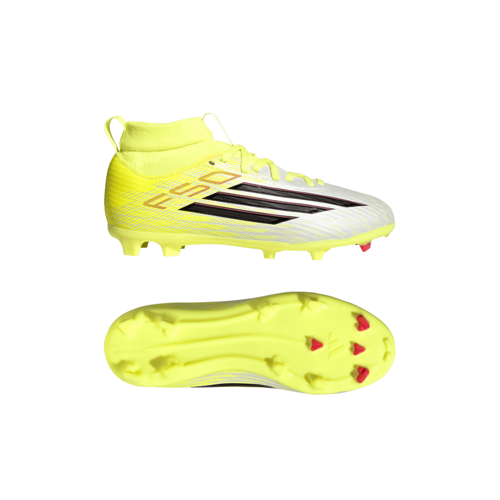 adidas F50 League Mid FG/MG Fußballschuhe gelb Kinder  