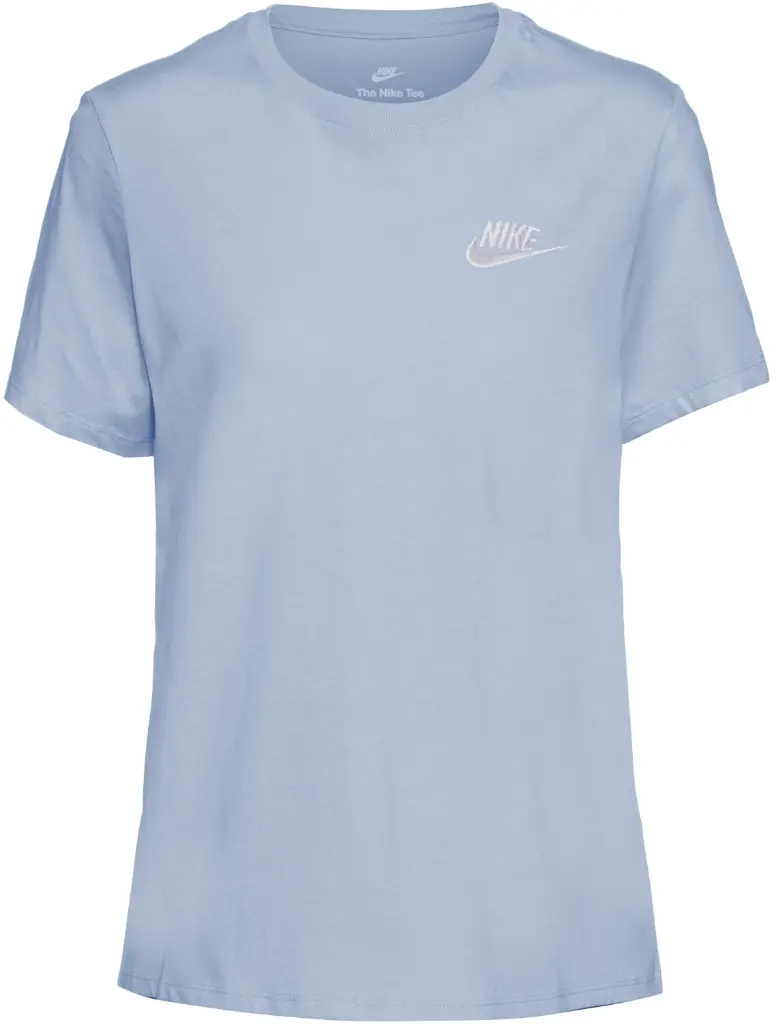 Nike Sportswear Club Essentials T-Shirt blau Damen