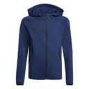 adidas Tiro Travel Sweat Kapuzenjacke blau Kinder 
