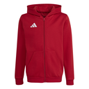 adidas Entrada 26 Kapuzenjacke rot Kinder