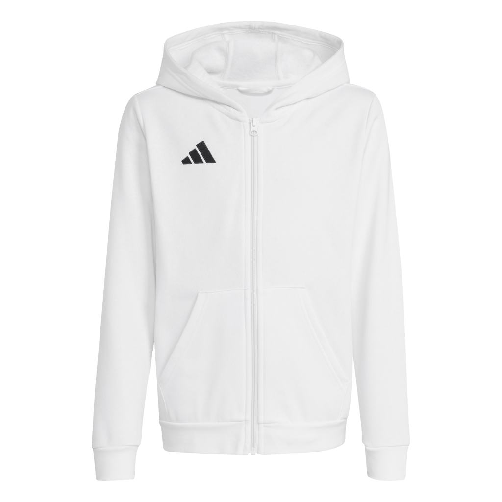 adidas Entrada 26 Kapuzenjacke weiß Kinder