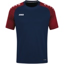 Jako Performance T-Shirt dunkelblau-rot