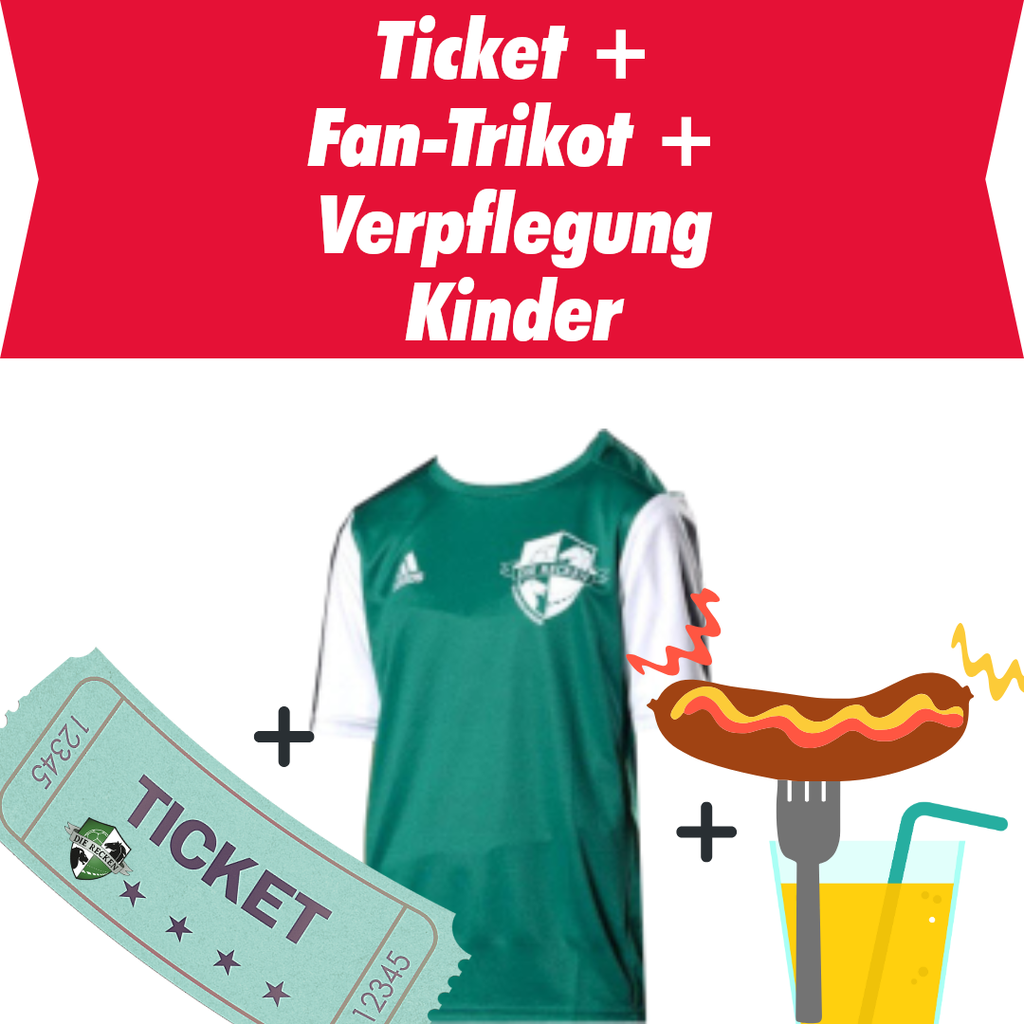 Ticket & Grünblitz-Trikot + Verpflegung Kinder – Recken vs Bergischer HC  