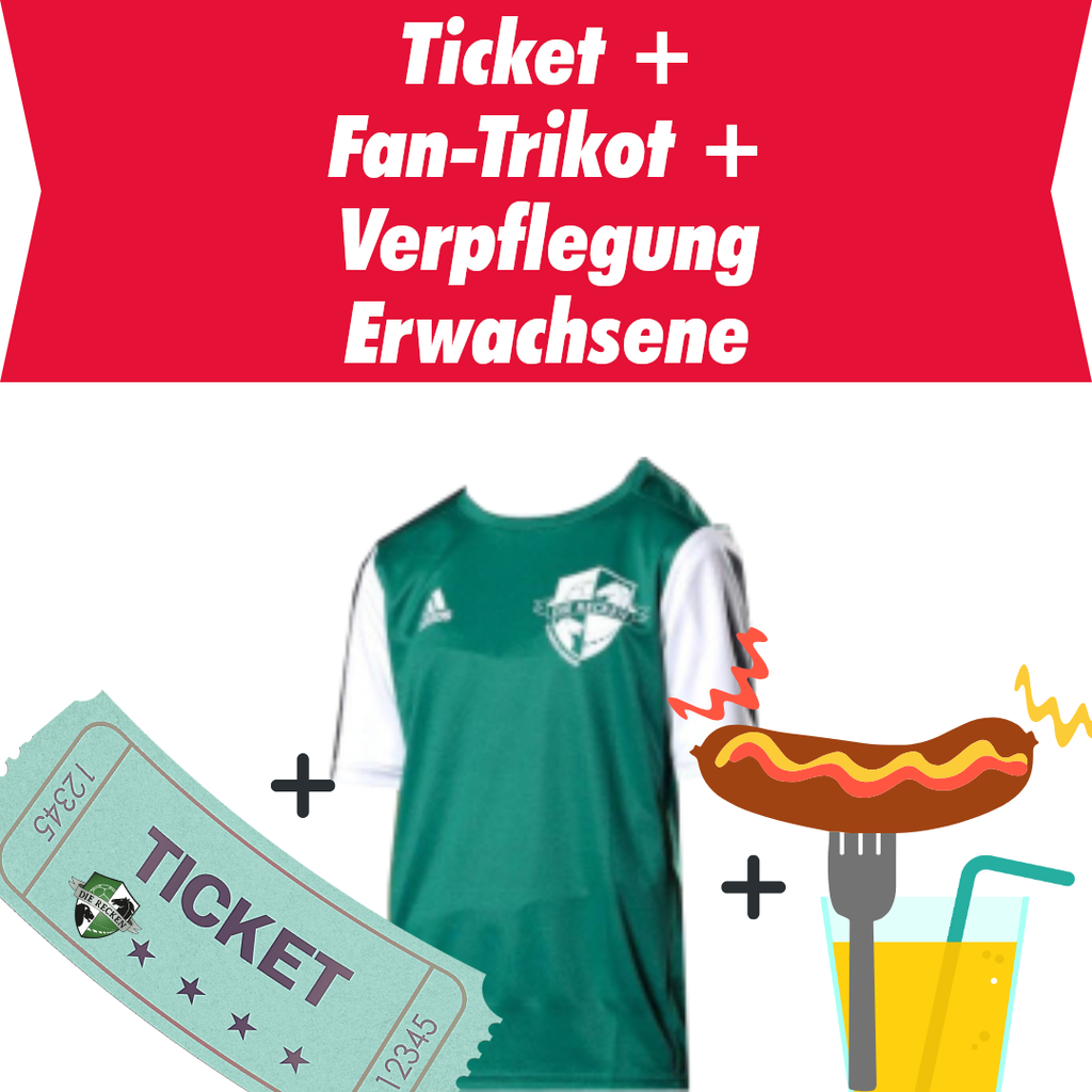 Ticket & Grünsturm-Trikot + Verpflegung Erwachsene - Recken vs Bergischer HC 