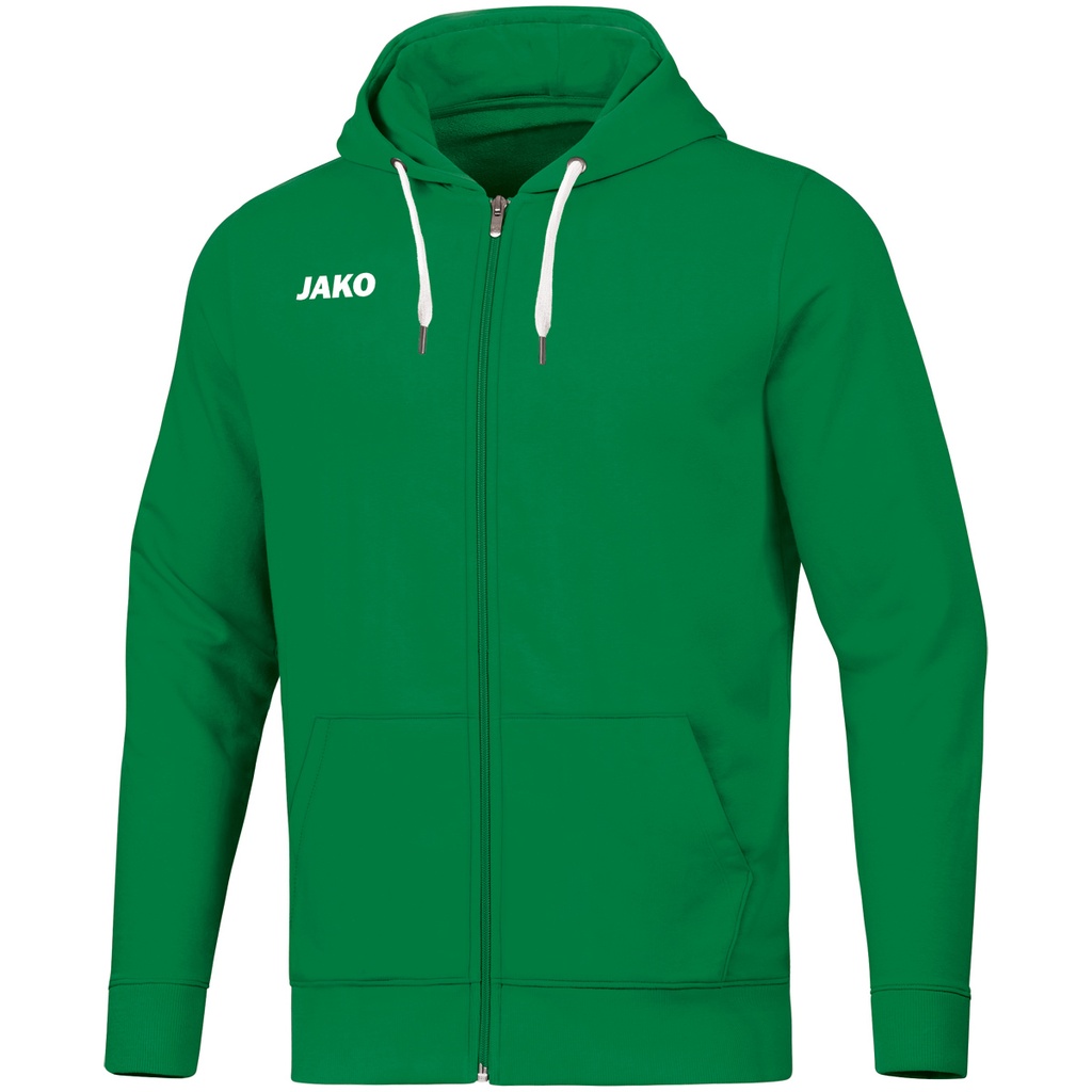 Jako Kapuzenjacke Base grün Kinder